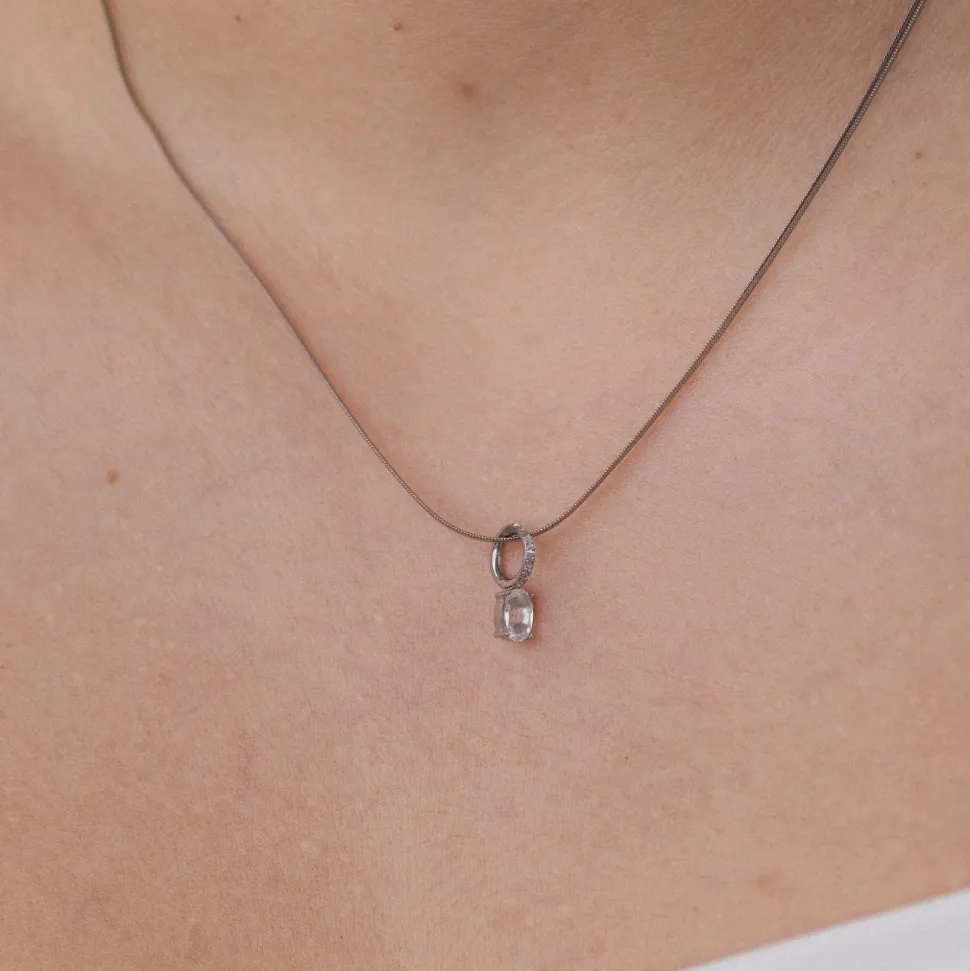PURELEI Charms<Geburtsstein April Bergkristall