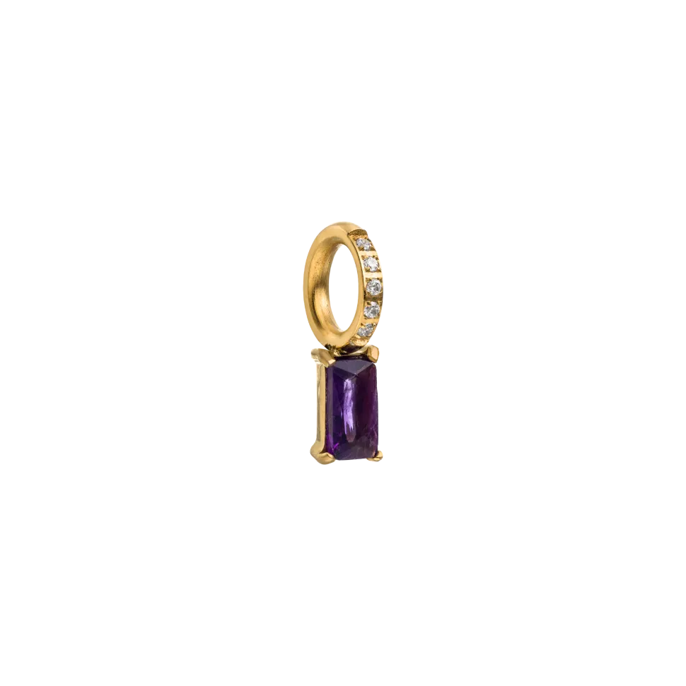 PURELEI Charms<Geburtsstein Februar Amethyst