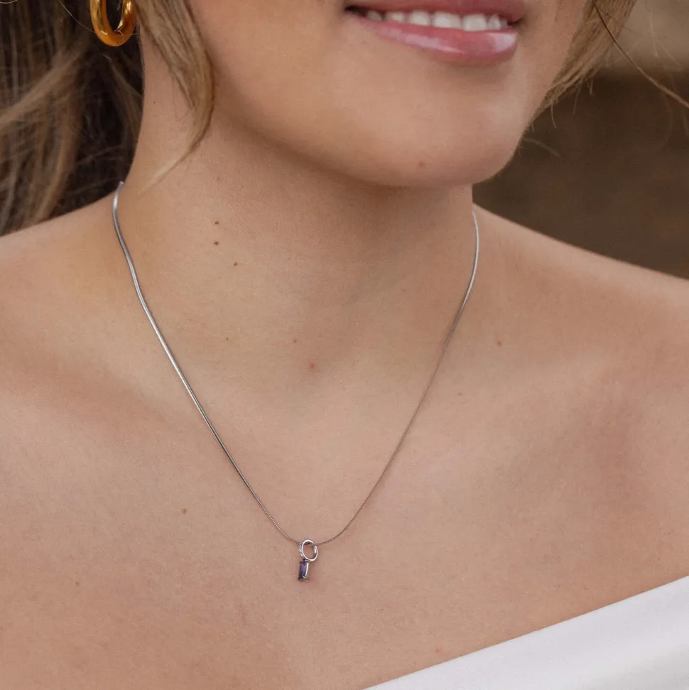 PURELEI Charms<Geburtsstein Februar Amethyst