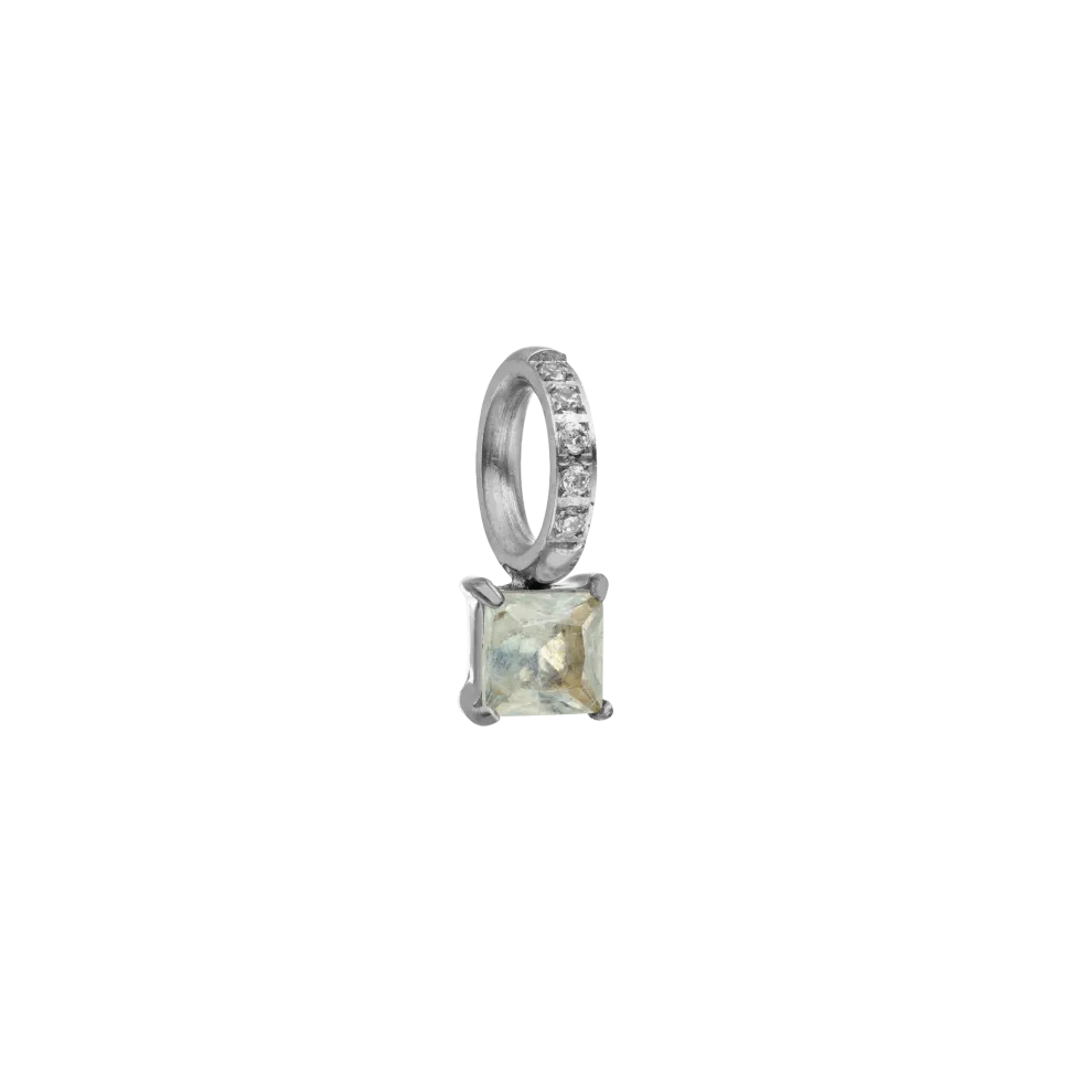 PURELEI Charms<Geburtsstein März Aquamarin