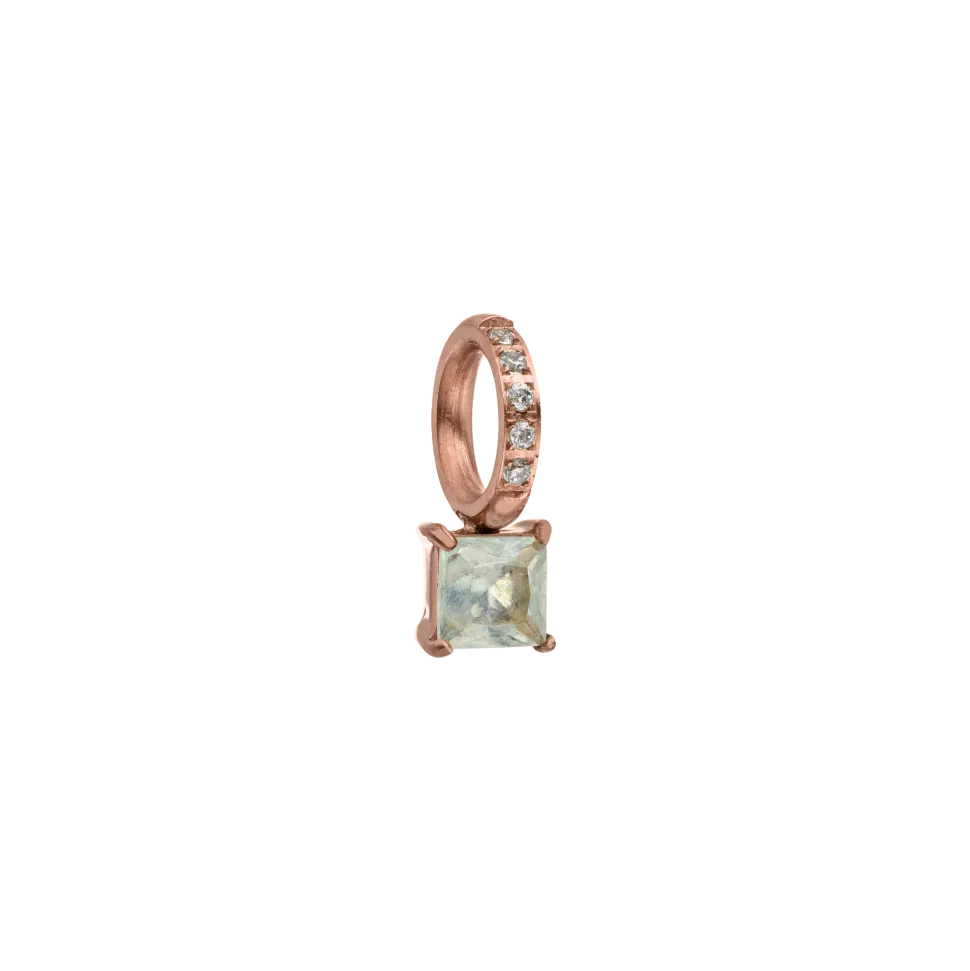 PURELEI Charms<Geburtsstein März Aquamarin