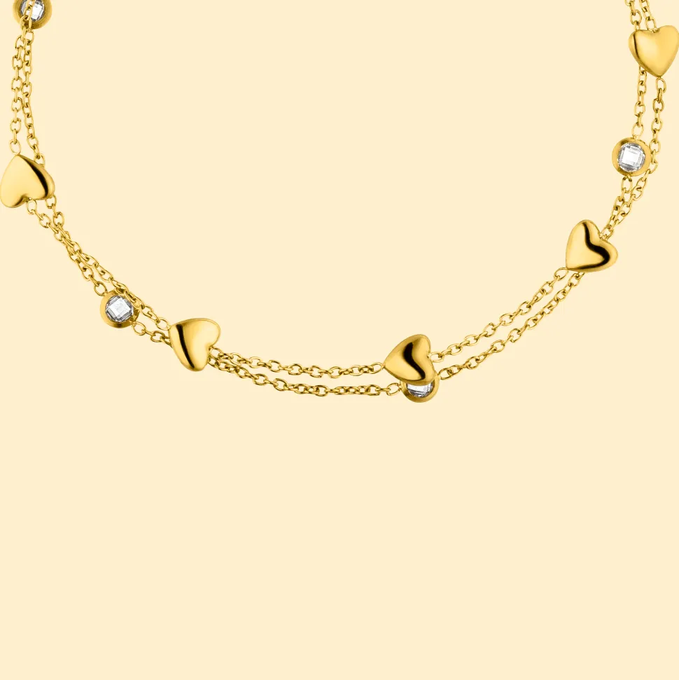 PURELEI Armbänder<Glitter Heart Armband