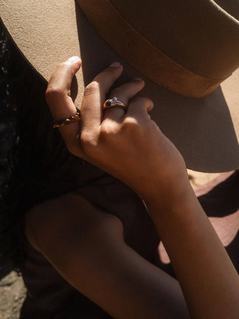 PURELEI Ringe<Golden Gaze Ring