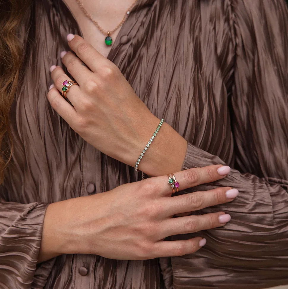 PURELEI Armbänder<Green Glow Armband