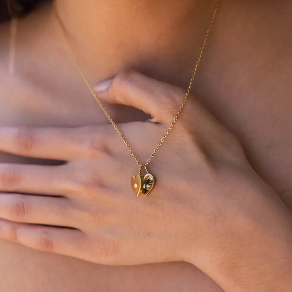 PURELEI Ketten<Heartbeat Medaillon Kette
