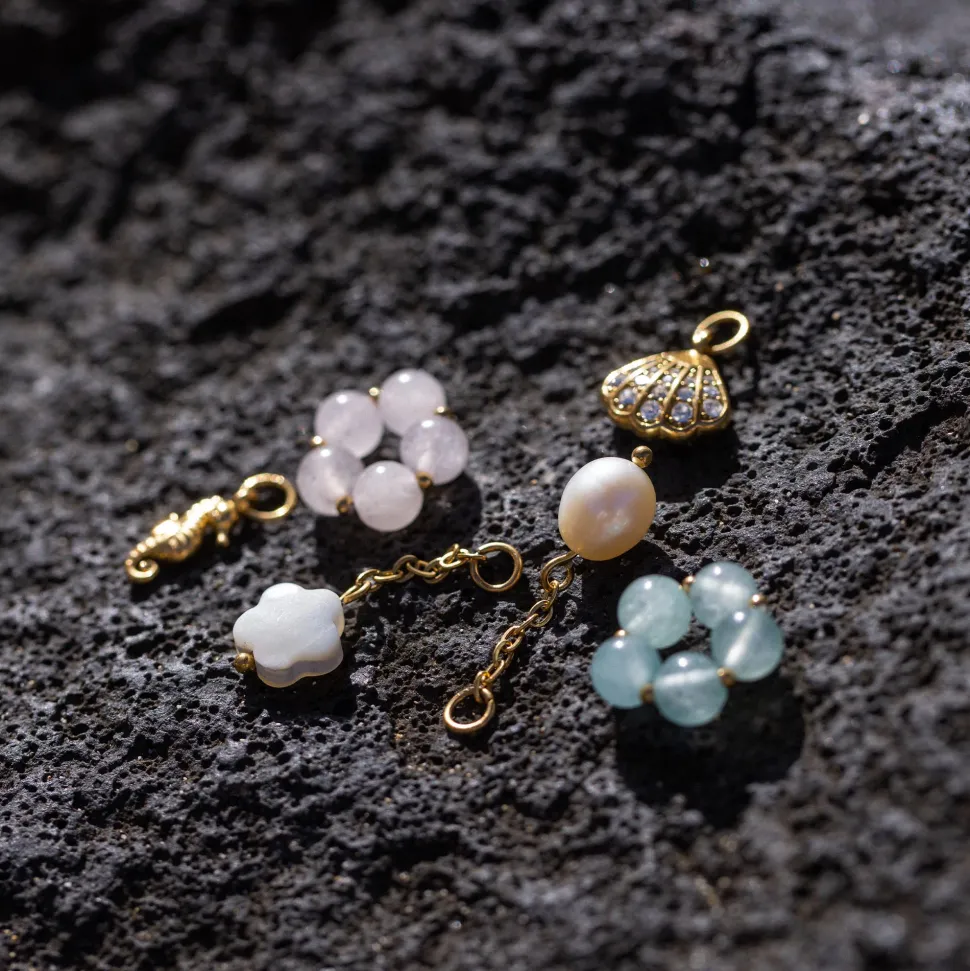 PURELEI Charms<Jade Flower Charm
