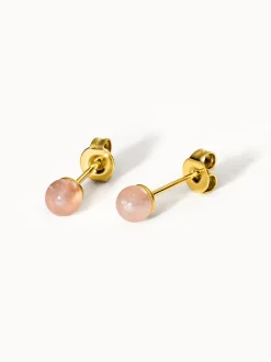 PURELEI Ohrringe<Rose Quartz Ohrringe