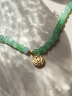 PURELEI Ketten<Sundial Shell Jade Kette
