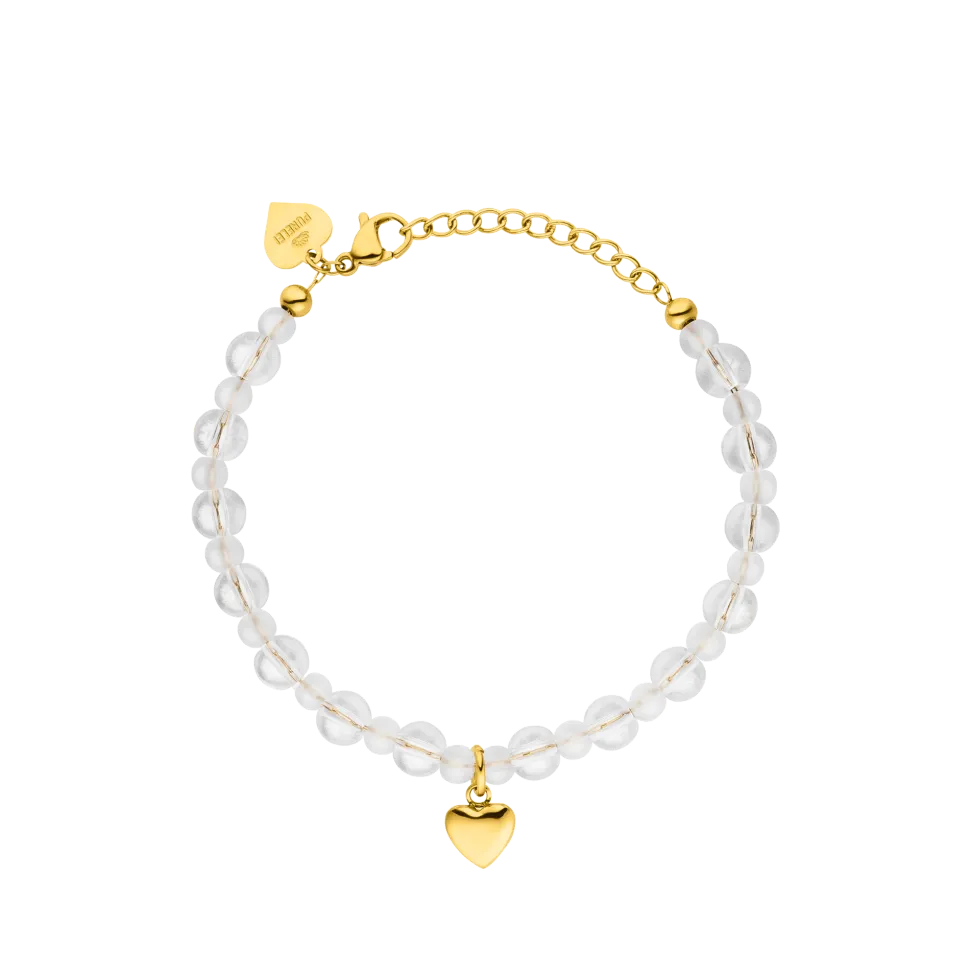 PURELEI Armbänder<White Heart Armband
