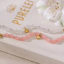 PURELEI Armbänder<White Heart Armband