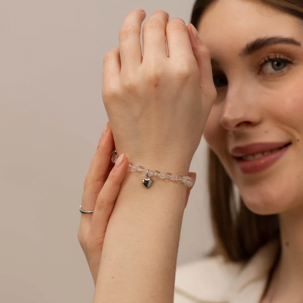 PURELEI Armbänder<White Heart Armband